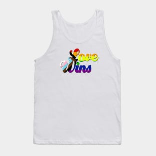 Love Wins Diverse Pride Flag Tank Top